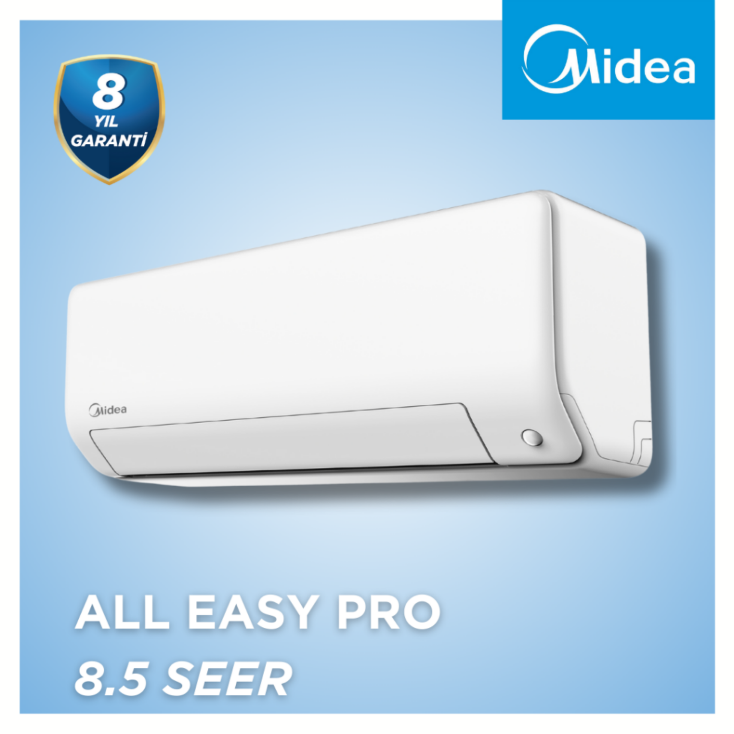 12 000 BTU Midea ALL EASY PRO DUVAR TİPİ KLİMA