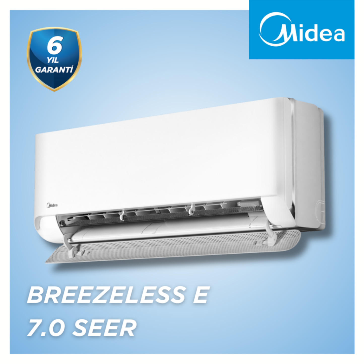 Midea Breezeless E Midea Duvar Tipi 12000 BTU Klima
