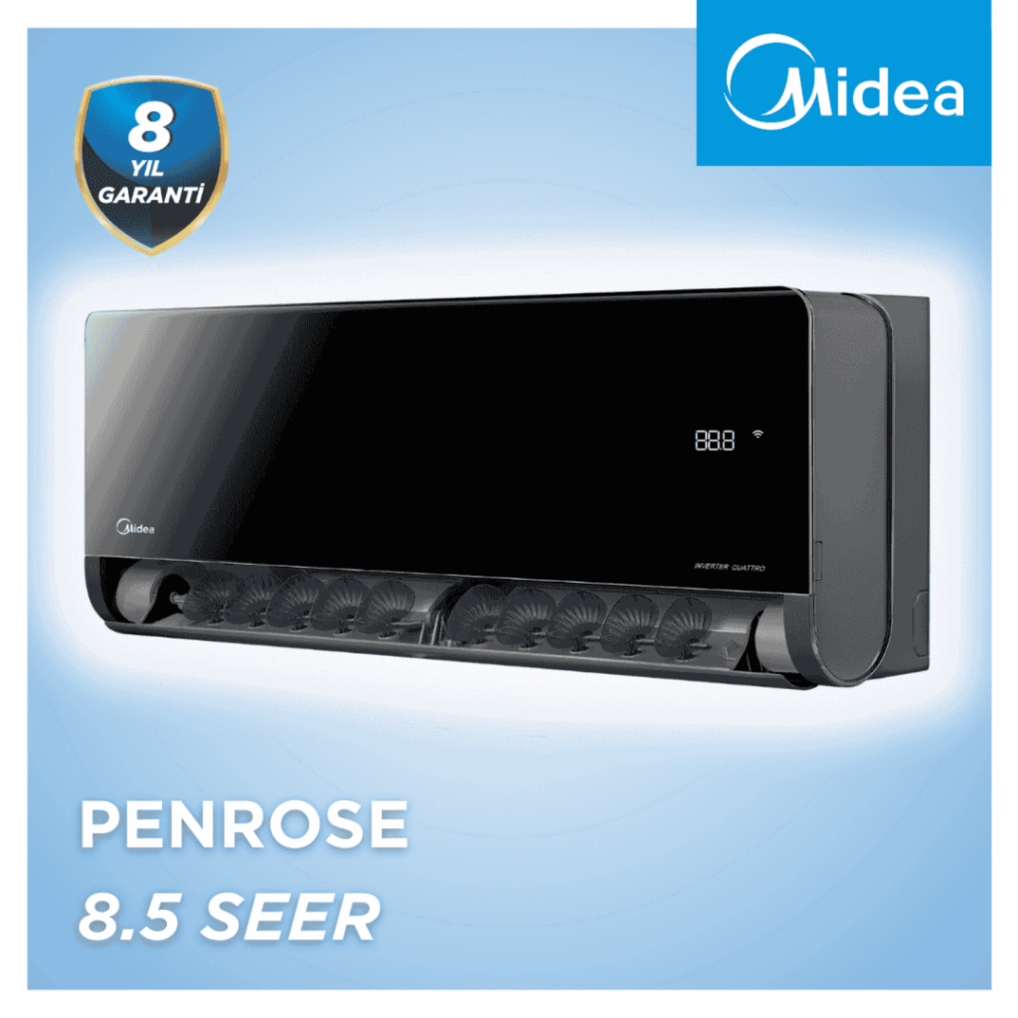 Midea Penrose XT 12000 BTU MSXTBU-12HRFN8-QRD6GW