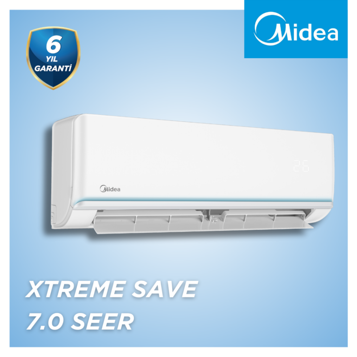 Midea XTREME SAVE 24000 BTU Duvar Tipi Klima